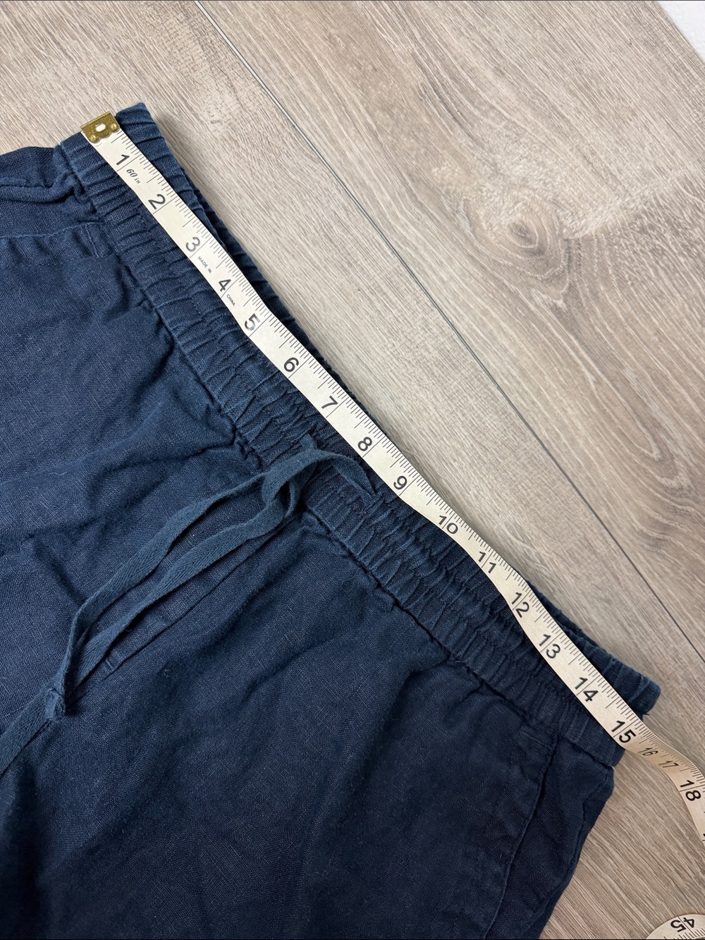 Talbots Dark Blue Linen Shorts MP - Picture 5 of 7